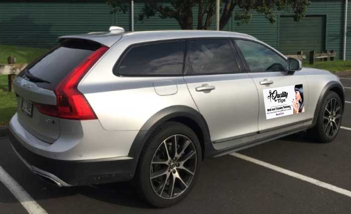 magnetic car sign