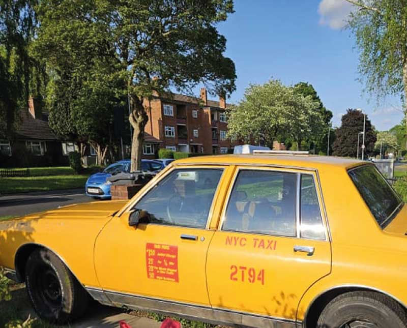 Die hard taxi decal